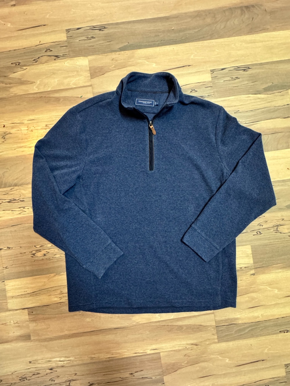Vineyard Vines Men’s Navy Blue Zip-Up Sweater